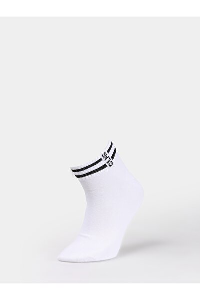 Colin's جوارب بيضاء مخططة باللون الأسود للرجال