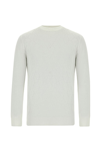 Abdullah Kiğılı Half Turtleneck Slim Fit Slim Fit Patterned Cotton Pack Cashm...