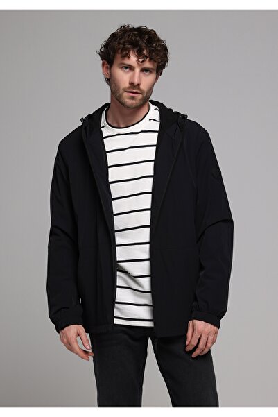 Colin's Ανδρικό μαύρο αδιάβροχο κανονικής εφαρμογής