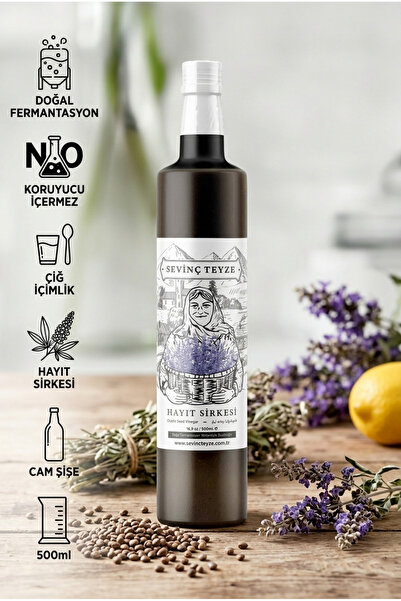 Sevinç Teyze Doğal Fermantasyon Sultan Sirkesi, Hayıt Sirkesi, Chaste Seed Vi...