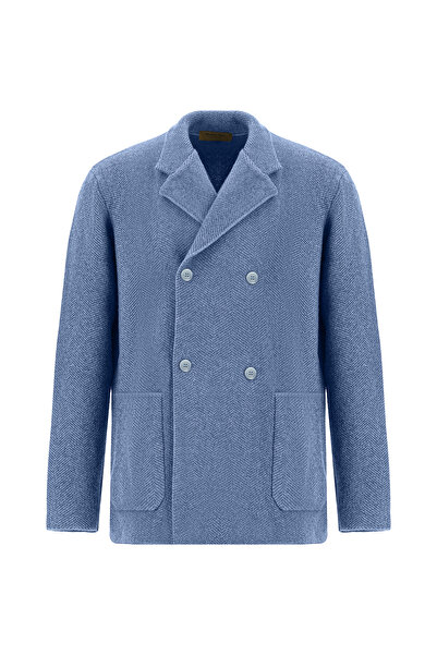 Abdullah Kiğılı Italian Y Wool Ü K Cashmere I İ Silk Arışımlı Kr Double-Breas...