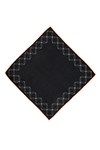 Abdullah Kiğılı Patterned Silk Handkerchief