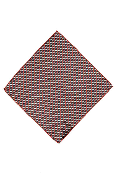Abdullah Kiğılı Patterned Silk Handkerchief