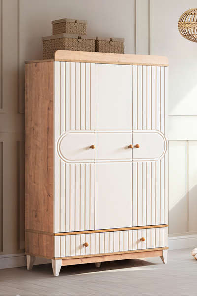 Setay Gardırop, Klas 3 Kapaklı 2 Çekmeceli Dolap