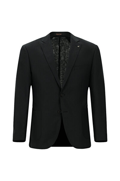 Abdullah Kiğılı سترة رياضية كتان بقصة قياسية وقياس منتظم من 6 دروب