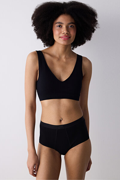 Penti Μαύρη μπλούζα χωρίς ραφή