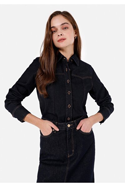 Colin's Mavi Kadın Gömlek U.kol