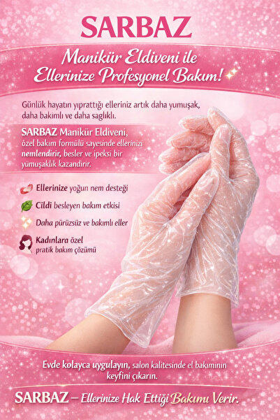 SARBAZ Manikür eldiveni
