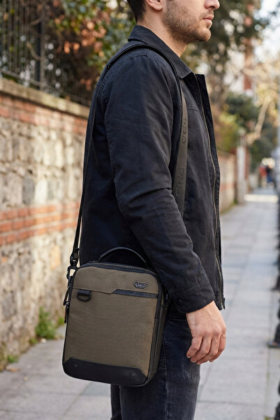 ÇÇS 31248 حقيبة يد بحزام كتف، حقيبة كروس، حقيبة كتف، أخضر