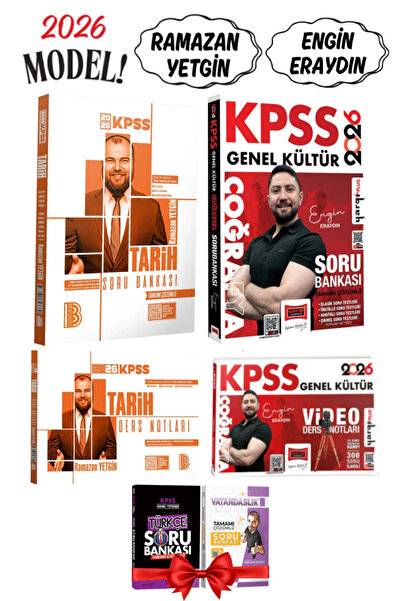 Yargı Yayınları Benim Hocam Yayınları KPSS | Ramazan Yetgin Tarih+Engin Erayd...