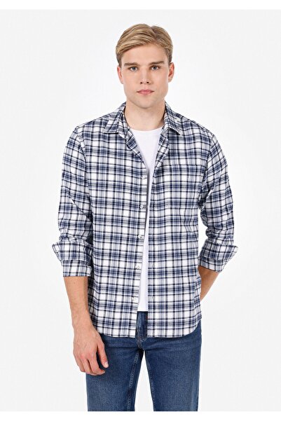 Colin's Cămașă pentru bărbați albastru bleumarin U.skit