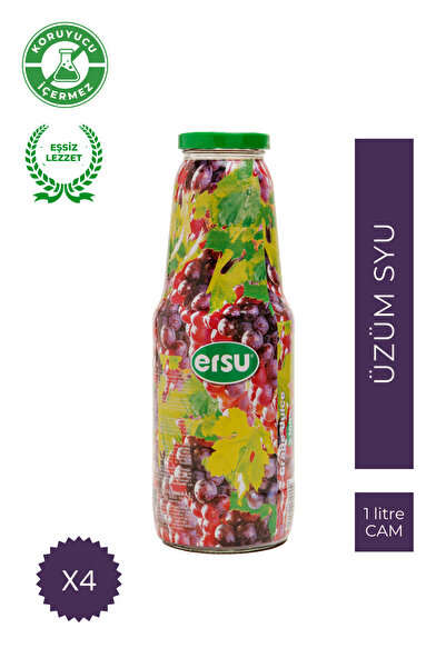 ersu %100 Üzüm Suyu 1000 ml 4'lü