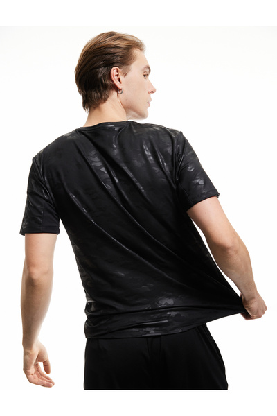 Koton Short Sleeve Crew Neck Oversize Sports T-Shirt