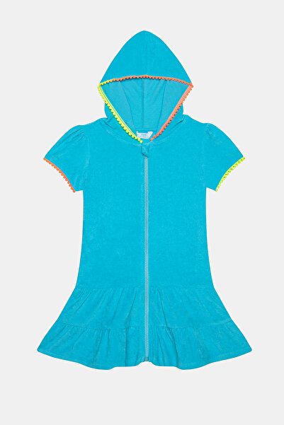 Penti Kız Çocuk Mint Rengi Sweat Pastel Açık Mavi Kaftan