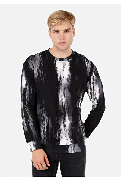 Colin's الراحة تناسب الرجال البلوز الأسود