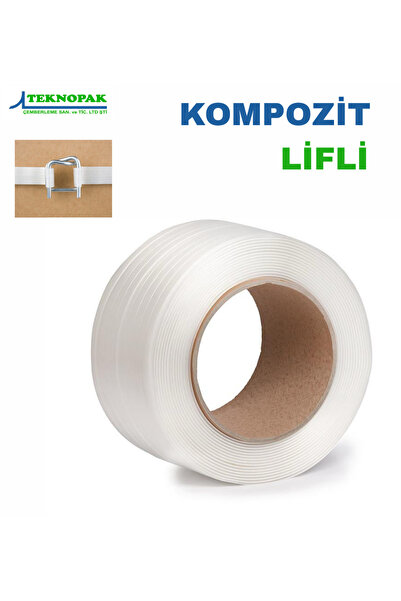 TEKNOPAK 19MM X 600M Kompozit Lifli Çember Şeridi
