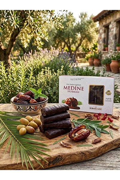 kibarzade kestane şekeri Çikolata Kaplamalı Medine Hurma Şekeri - 125 gr