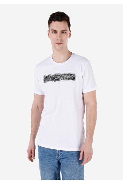 Colin's تيشيرت رجالي أبيض - بأكمام