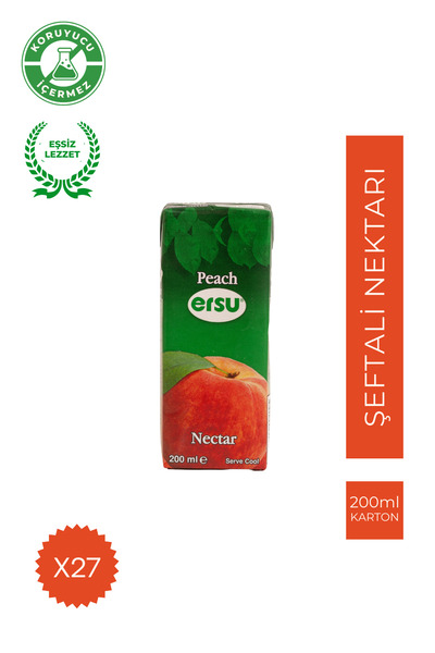 Şeftali Nektarı 200 ml 27'li