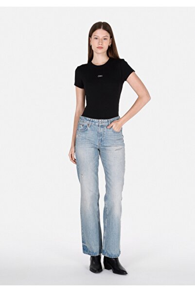 Colin's Pantaloni de damă Indigo Jean cu croiala dreaptă