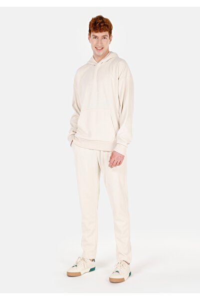 Colin's Regular Fit Orta Bel Erkek Ekru Eşofman Altı