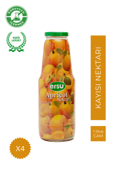 Kayısı Nektarı 1000 ml 4'lü