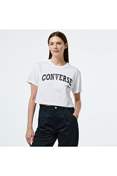 Converse Collegiate Kadın Beyaz T-Shirt