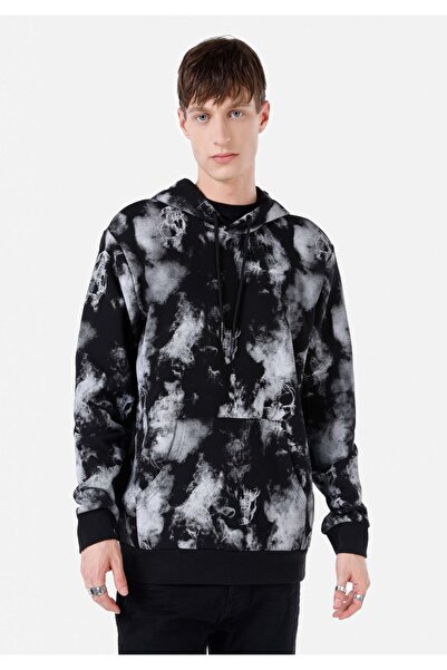 Colin's Ανδρικό μαύρο φούτερ Regular Fit