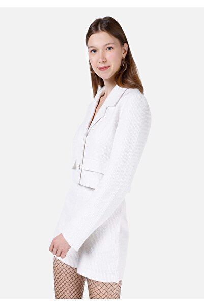Colin's Slim Fit Women's White Jacket
