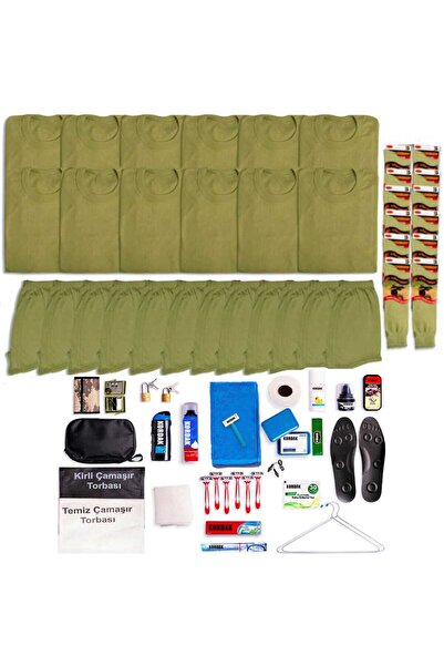KORDAK 12-Piece Military Service Set with Recommendation Paid - Soldier Socks...