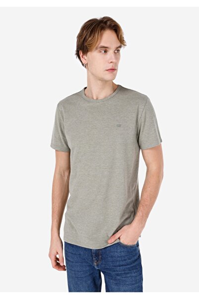 Colin's Tricou cu mânecă scurtă pentru bărbați, cu croiala normală, cu gâtul ...