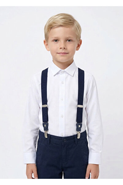 Doctor junior Lacivert Çocuk Ayarlanabilir Pantolon Askısı