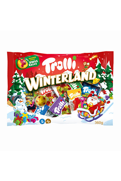 Trolli WINTERLAND 18 Çeşit Karışık Kış Versiyon Noel BABA 360 GR