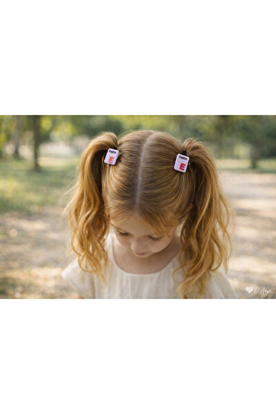Darya Dd58 English Letter Figured Girl's Hair Clip (3 cm) School Hair Clip Pi...