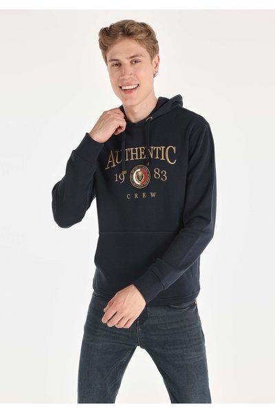 Colin's Regular Fit Men's Navy Blue Sweatshirt