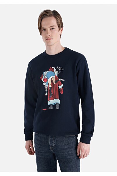 Colin's Hanorac pentru bărbați, albastru marin, cu croiala normală