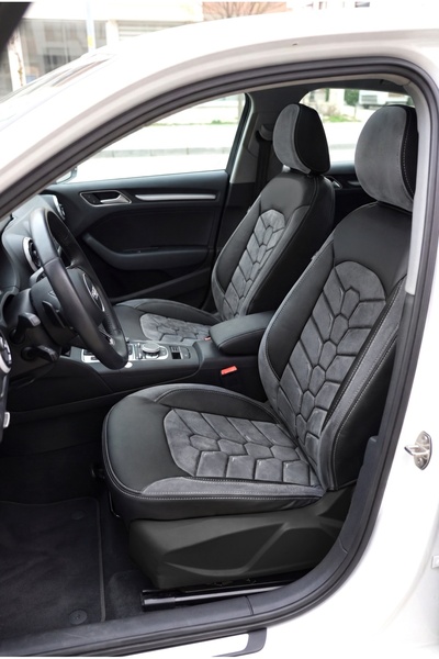 Panda Kılıf Panda Audi A3 Sedan 2014 - 2020 Compatible Car-Specific Full Auto...