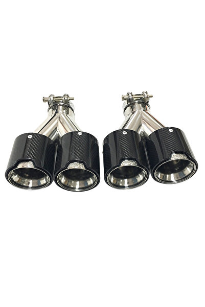 Akrapovic AKRAPOVİÇ Akrapoviç egzoz ucu parlak karbon bmw m logolu 90mm 4 lü ...