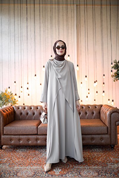 NS Moda فستان تيسيتهر نور طراز 566