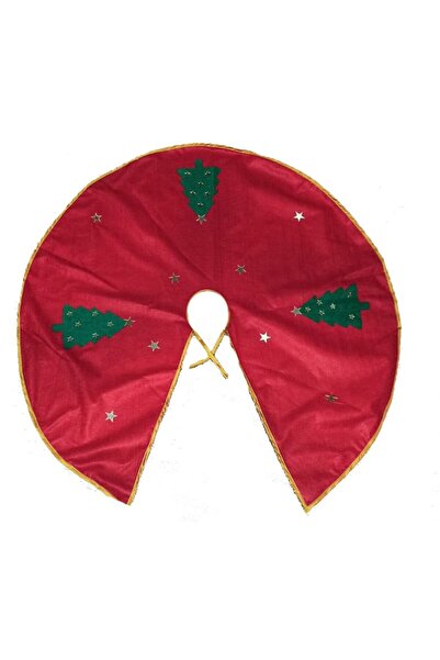 partidolu Acoperire pentru copac de pin cu model de Anul Nou Culoare roșie Co...