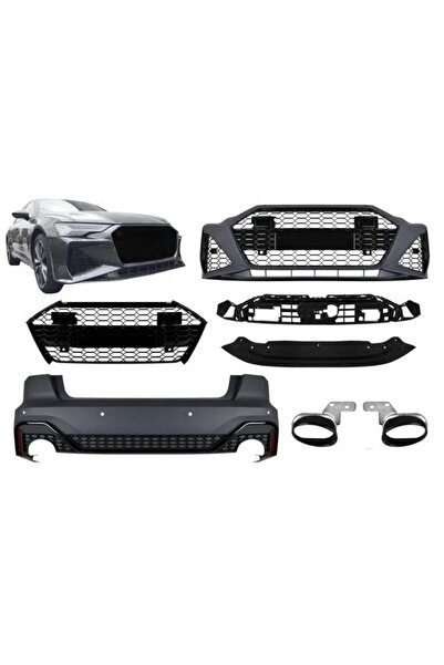 autogp Audi a6 rs6 body kit tampon panjur difüzör 2018+ 4k c8