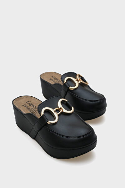 Capone Outfitters Papuci de mama cu toc pană, anatomici, moi, confortabili