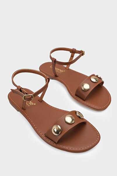 Capone Outfitters Celina Tek Bantlı Metal Aksesuarlı Bilekten Bantlı Düz Topu...