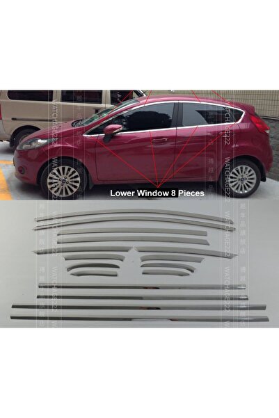 OEM AUTOGP Ford fiesta cam çerçevesi kenar çıtası krom tamtur 2009 / 2017 16 ...