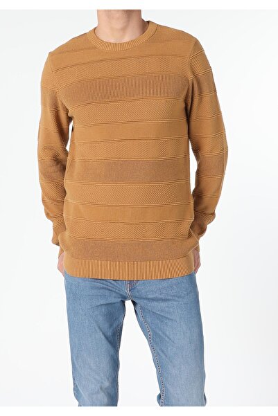 Colin's سترة ساري للرجال ذات قصة مستديرة وياقة مستديرة