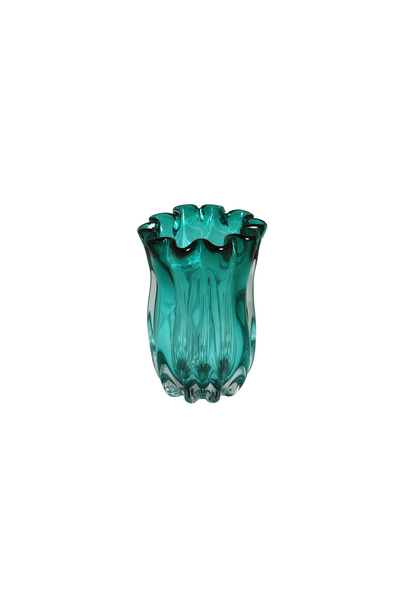Lucky Art Glass Turquoise Vase 17X24 cm