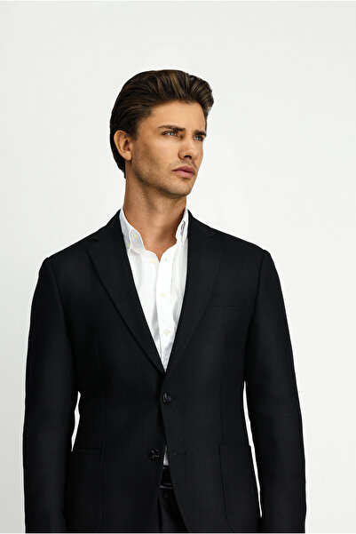 Kiğılı 7 Drop Slim Fit Αθλητικό μάλλινο μπουφάν με σχέδια