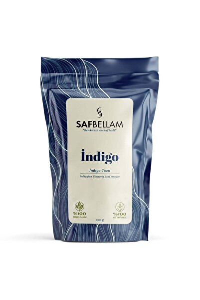 Safbella Safbellam Organik ve Kimyasalsız İndigo Bitki Tozu
