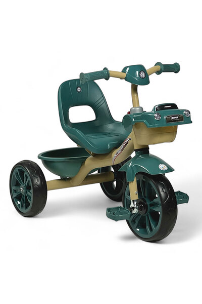 ALBADER Kids 3-Wheel Tricycle with Front Basket, Stable Kids Bicycle for Boys...