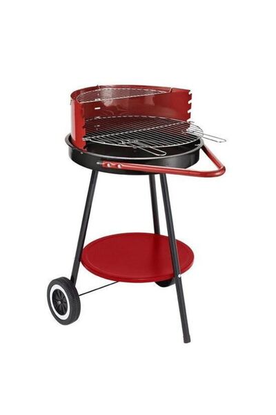 Strend Pro Gratar gradina, grill rotund, reglabil, cu roti, 37x45 cm, Andalusia